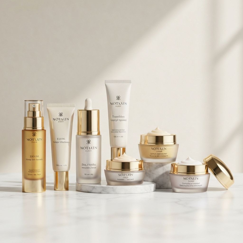 Women's face creams collection